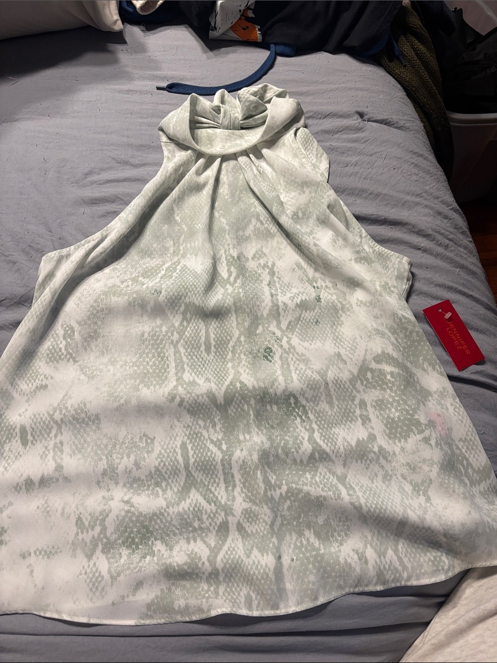 jennifer lopez halter tank, large